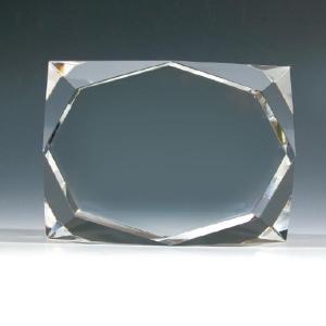 クリスタルガラス クリスタルガラス特大 130x95x50mm 多面カット ブロック