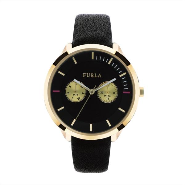 フルラ FURLA 腕時計 レディース METROPOLIS R4251102501 ブラック/ゴー...