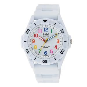 キューアンドキュー Ｑ＆Ｑ 腕時計 VR58-004 スポーツ ホワイト