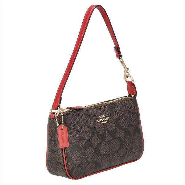 コーチ COACH ショルダーバッグ C3308 BROWN/RED