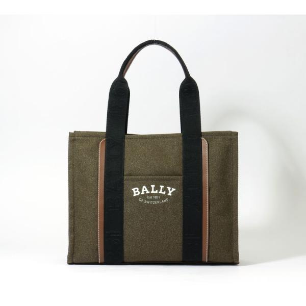 バリー BALLY トートバッグ 6302434 DEEP MOSS