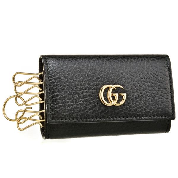 グッチ GUCCI キーケース PETITE MARMONT ブラック 456118-CAO0G