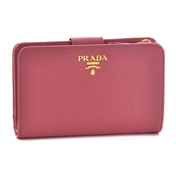 プラダ PRADA 二つ折 財布 1ML225 PEONIA SA/M/O レディース