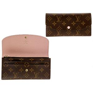 ルイヴィトン LOUIS VUITTON 長財布 ポルトフォイユ・エミリー M61289 ローズ・バレリーヌ｜ginzahappiness