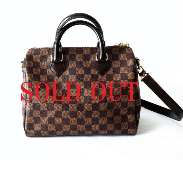 ルイ・ヴィトン　LOUIS VUITTON　N41368 　スピーディ25　ダミエ　バンドリエール
