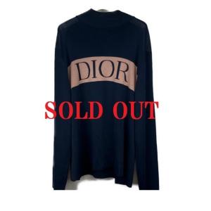 新品・未使用　クリスチャンディオール　DIOR 　フロントロゴハイネックセーター　943M667AT...