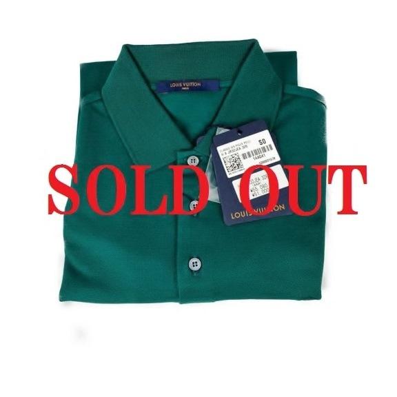 【新品・未使用品】 ルイヴィトン LOUIS VUITTON　 半袖　ポロシャツ　グリーン　コットン...
