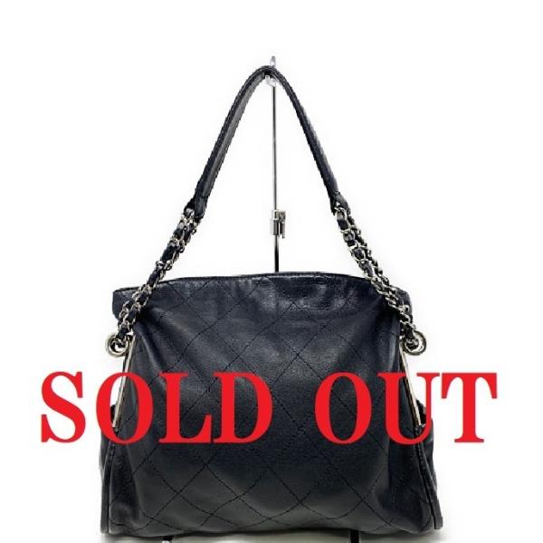 プライス オフ モール商品　 シャネル　CHANEL  ラムスキン　ワイルドステッチ　チェーン　ショ...