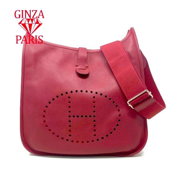 プライスオフモール　エルメス　HERMES  エブリンIII GM  ルージュカザック　ヴォーエプソ...