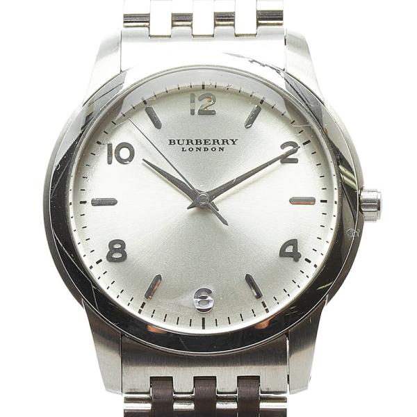 バーバリー 腕時計 1036-H27783TA クオーツ シルバー文字盤 ステンレススチール メンズ...