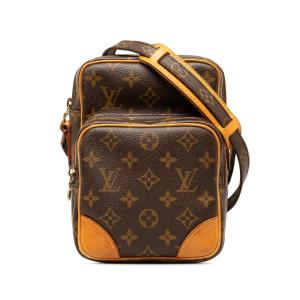 ルイ ヴィトン モノグラム アマゾン 斜め掛け ショルダーバッグ M45236 ブラウン PVC レザー レディース LOUIS VUITTON 【中古】｜ginzaparis2