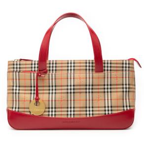 BURBERRY（バーバリー） ノバチェック バックルトート ハンドバッグ