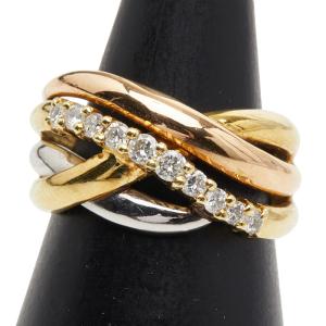 ギリオン 24-7 K18PG ピンクゴールド リング ダイヤモンド 0.01ct 一粒