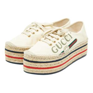 グッチ ロゴプリント プラットフォーム シェリー...の商品画像