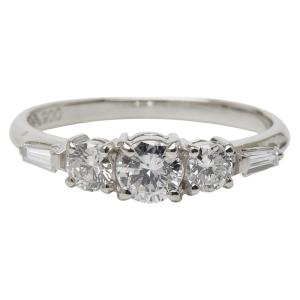 K18PG フラワー ダイヤモンド リング 0.30CT : KOMEHYO ONLINESTORE