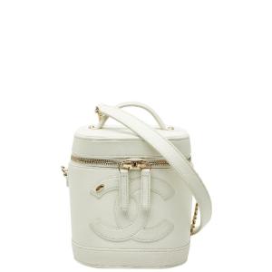 CHANEL（シャネル） ココマーク リボン バレッタ ホワイト ブラック