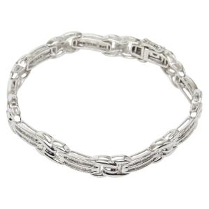 K14WG ホワイトゴールド ダイヤ2.00ct ブレスレット レディース 中古