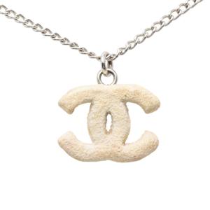 シャネル CHANEL 定番 人気 ココマーク リバーシブル ネックレス 黒