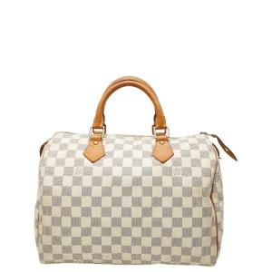 LOUIS VUITTON◇ハムステッドPM_ダミエ・アズール_WHT/PVC/WHT