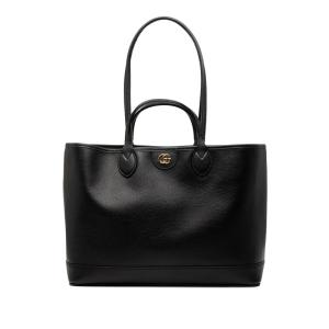 GUCCIトートバッグ GUCCI（グッチ） トートバッグ マイクログッチシマ レザー パープル