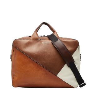 ベルルッティ ボストンバッグ ショルダーバッグ 2WAY ブラウン ホワイト レザー メンズ Berluti 【中古】
