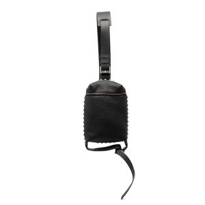 ヴァレンティノ ロックスタッズ ボディバッグ ブラック レザー レディース VALENTINO 【中古】