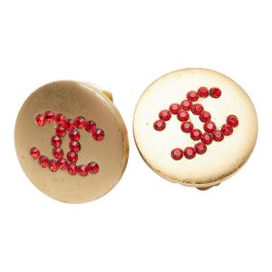 CHANEL（シャネル） スイング ピアス ガンメタルxブラック メタル