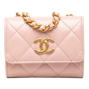 CHANEL（シャネル） 【美品】 CHANEL 22 ミニ ハンドバッグ レザー 白