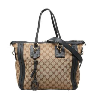 GUCCI（グッチ） GGキャンバス トートバッグ 131233 ベージュ ピンク