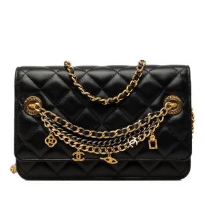 CHANEL（シャネル） チョコバー キーケース ブラック レザー