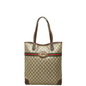 グッチ　GGスプリーム トートバッグ197953 GUCCI（グッチ） GGスプリーム トートバッグ 197953 ベージュ ホワイト