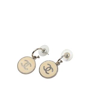 CHANEL（シャネル） ココマーク 05V ピアス シルバー ベージュ メタル