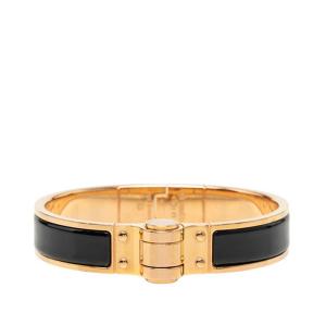 HERMES（エルメス） クリックH PM バングル ゴールド ブラック メッキ