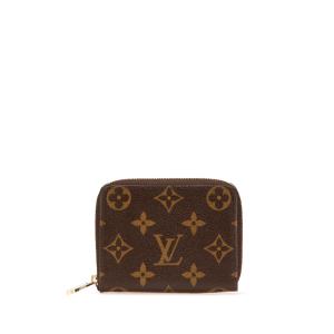 ルイ ヴィトン モノグラム ジッピー コインパース コインケース 小銭入れ M60067 ブラウン PVC レザー LOUIS VUITTON 【中古】