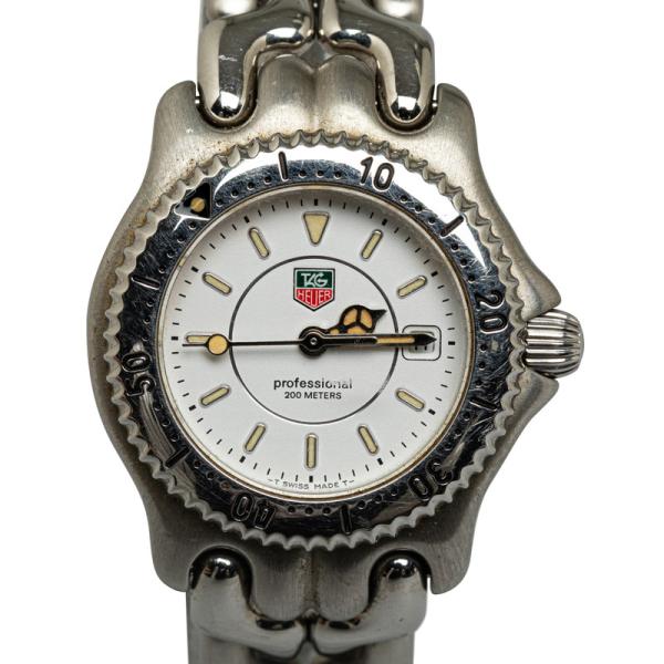 タグホイヤー プロフェッショナル200 腕時計 WG1312-R0 クオーツ ホワイト文字盤 ステン...