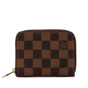 ルイヴィトン LOUIS VUITTON ケース ダミエ柄 ジッピーパース N63070 ブラウン LOUIS VUITTON（ルイ・ヴィトン） ジッピー・コイン パース コイン
