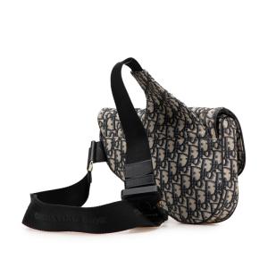 ディオール オブリーク サドルバッグ ボディバ...の詳細画像1