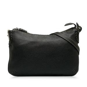 フェンディ セレリア 斜め掛け ショルダーバッグ 8BT146 ブラック レザー レディース FENDI 【中古】｜ginzaparis2