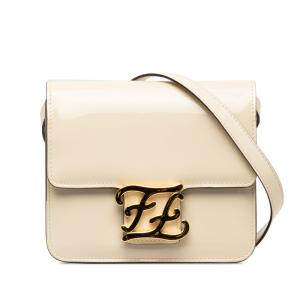 FENDI◇ハンドバッグ/--/BRW/ストライプ/ミニボストンバッグ