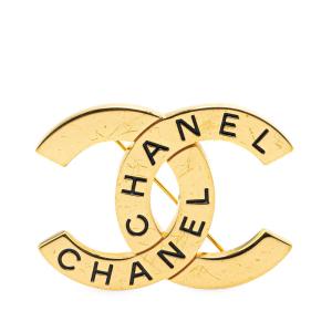 CHANEL シャネル　ヴィンテージ　ブローチ　ココマーク　石　ゴールド　97P シャネル ブローチ ココマーク CHANEL ピンブローチ