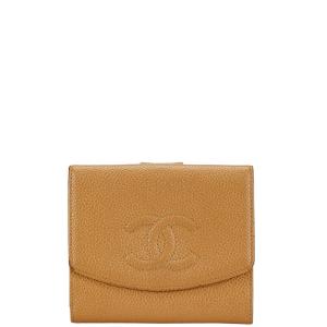CHANEL シャネル ココボタン 二つ折り長財布 中古 送料無料 : 京都  