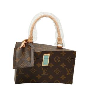 ルイ ヴィトン ツイステッドボックス ショルダーバッグ ブラウン PVC レザー レディース LOUIS VUITTON 【中古】