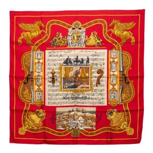 HERMES（エルメス） カレ90 HARNAIS DE COUR 宮廷の馬具 スカーフ