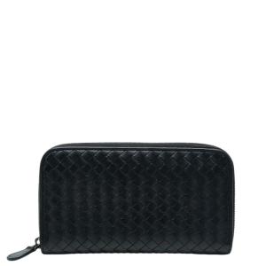 PRADA（プラダ） 三角ロゴプレート 二つ折り 長財布 1MH132 ネイビー