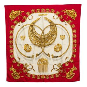 HERMES（エルメス） カレ90 黄金の騎士 Les Cavaliers d'Or スカーフ