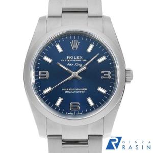 ROLEX ロレックス エアキング 14000M ブラック バー Y番 中古 メンズ  