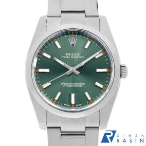 ロレックス 114200 オリーブグリーン[中古美品] ROLEX ロレックス オイスターパーペチュアル 114200 オリーブ