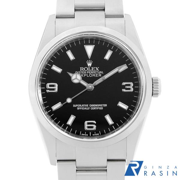 ロレックス エクスプローラーI 114270 ブラック Z番 中古 メンズ 腕時計　