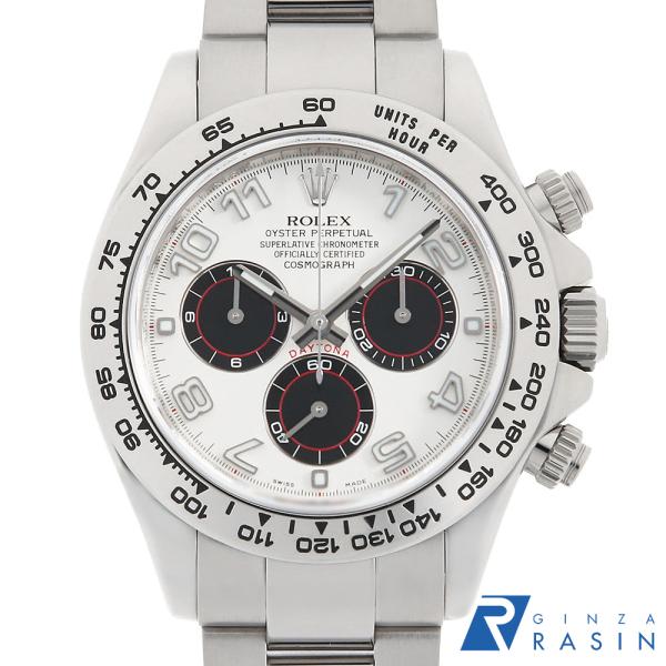 ロレックス デイトナ 116509 ホワイト×ブラック アラビア ランダム番 中古 メンズ 腕時計　