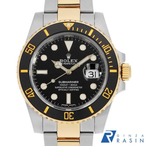 ロレックス サブマリーナ デイト 116613LN ブラック ランダム番 中古 メンズ 腕時計 00...